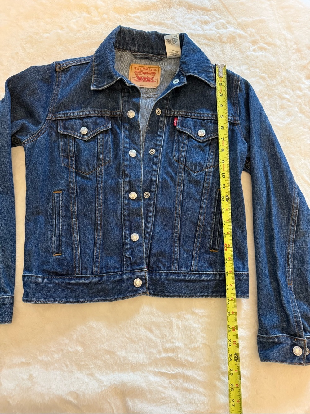 Levi's Women's Dark Blue Denim Trucker Jacket